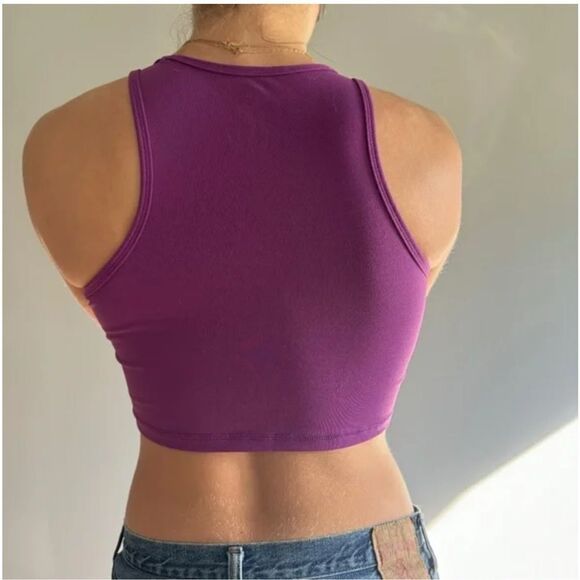 BuffBunny Purple Aurora Crop Top Tank - Picture 3 of 5